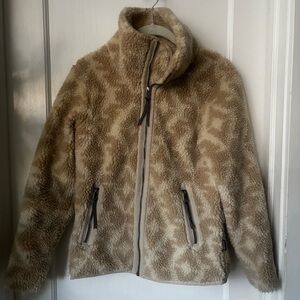 Patagonia Tan and Cream Divided Sky Jacket XS Style #25930